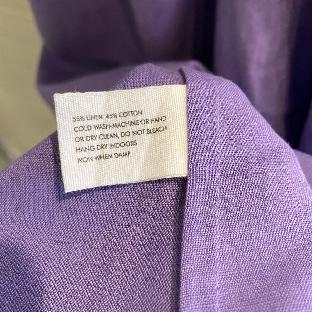 Sleeveless Purple Maxi Dress with Cross-Back Detail - Picture 8 of 8